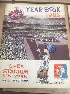 2 New York Mets Jahrbücher 1965 1 frühe Ergänzung 1 finale also so Zustand - Bild 1 von 7