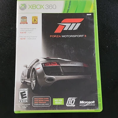 Forza Motorsport 3 Xbox 360 CIB, Includes Manual, Tested & Working - Image 1 of 4