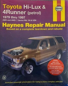 Toyota Hilux Haynes 1979-1997 2wd / 4wd 4runner Petrol Repair Manual - Picture 1 of 1