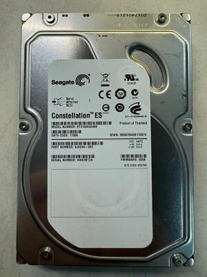 SEAGATE ST31000424SS 9JX244-003 1TB 7.2K RPM Cache 16MB 6Gb/s SAS 3.5" HDD - Image 1 of 4