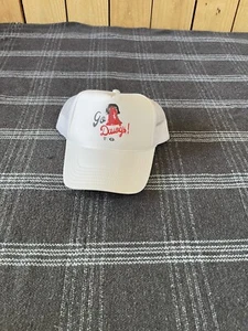 UGA Bulldogs Go Dawgs! White Snapback Hat Trucker Bell Graphic T-Mobile Otto OS - Picture 1 of 7