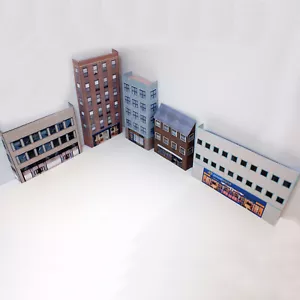 Paquete de 5 modelos a escala 1/76 de calibre OO de tarjetas de bajo relieve - Imagen 1 de 9
