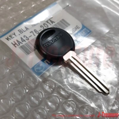 MAZDA RX-7 FC3S 85-91 Genuine Blank key Primary key Main key HA43-76-201A OEM - Image 1 of 4