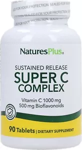 Natures Plus Super C Complex-90 Tabletten (177,81 EUR/kg) - Bild 1 von 3