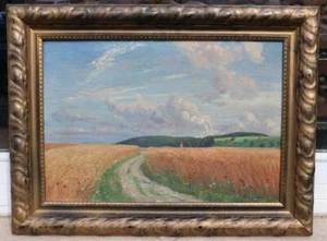 Jakob Plankenhorn (1894-1977) - Wolken über Kornfeld - Schwäbische Alb Gemälde - Picture 1 of 12