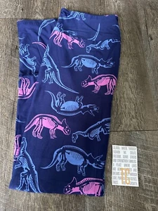 New Release LuLaRoe TC Tall & Curvy Leggings Cute Dinosaur Dino Triceratop Print - Picture 1 of 3
