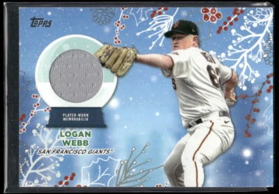 #RC-LW Logan Webb 2023 Topps Holiday Relics - Image 1 of 2