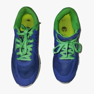 Avia Womens Running Shoes Burst Blue & Green Low Top Lace Up WMA/1400001 Size 11 - Picture 1 of 22