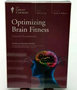 The Great Courses Optimizing Brain Fitness Factory Sealed DVDs & Guidebook - Imagen 1 de 2