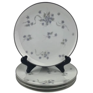 Noritake Suzette Bread Plates Set of 4 VTG 5803 Lavender Floral 6 1/4" Japan - Picture 1 of 12