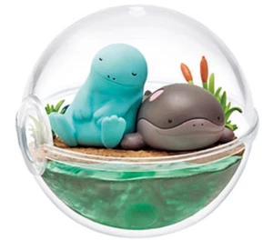 Pokemon Terrarium Collection Relaxing Time Quagsire & Clodsire Japan NEW - Picture 1 of 1