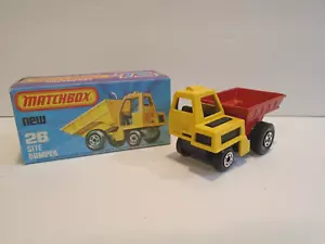 Matchbox Superfast 26 Site Dumper in Box - Bild 1 von 8
