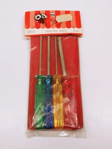 Vintage Hazel Pearson Handicrafts 4-Piece CURLING TOOLS New / Old Stock - Picture 1 of 5