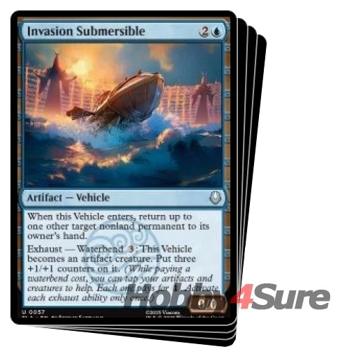 Presale Invasion Submersible X4 M/NM Magic MTG Avatar: The Last Airbender - Image 1 of 1