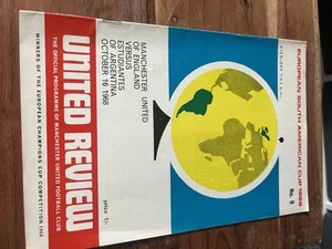 Manchester United v Estudiantes European South American Cup Programme 1968-1969 - Picture 1 of 1