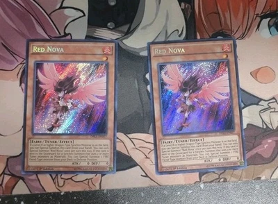 2 x Yu-Gi-Oh! Red Nova DRL3-EN017 Secret Rare 1st Edition- NM  - Image 1 of 2
