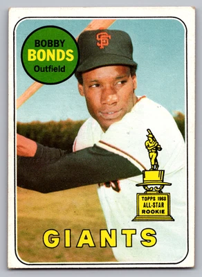 1969 Topps #630 Bobby Bonds Giants novato Foto 1 de 3