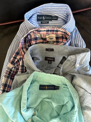 Polo Ralph Lauren(2), Old Navy(1), J Crew(1)  Long Sleeve Shirts Sz 3-2XL, 1-3XL - Image 1 of 4