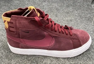 Nike SB Blazer Mid Premium DV7898-600 Granate Patchwork Gamuza Para hombres 9 Tenis - Imagen 1 de 11