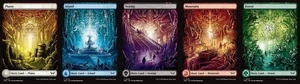 Duskmourn: House of Horror Full Art Land set (1 cada uno de 5) Foil Magic The Gathering - Imagen 1 de 1