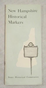 New Hampshire Historical Markers -- State Historical Commission, 1967 - Bild 1 von 7