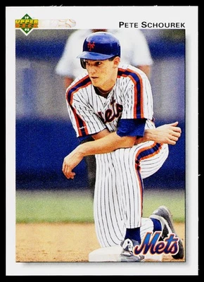 1992 Upper Deck - Pete Schourek #673 - New York Mets - Image 1 of 2