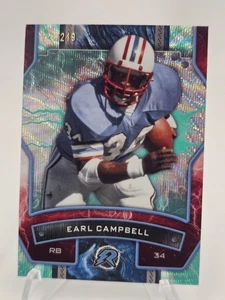 2025 Topps Resurgence Earl Campbell 40 Resurgence Aqua Wave Houston Oilers - Picture 1 of 2