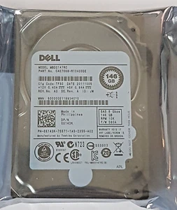 146 GB SAS 6Gb/S Dell MBD2147RC 10000 RPM 16MB HDD 2,5 " Internal Hard Drive New - Picture 1 of 1