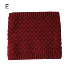 Neck Warmer Women Winter Loop Snood Warm Knitted Scarf Circle Shawl Wrap ` F0Z3
