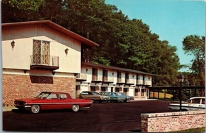 Carriage Inn Motel Cars Manistee Michigan Mi Unp Chrome Postkarte - Bild 1 von 2