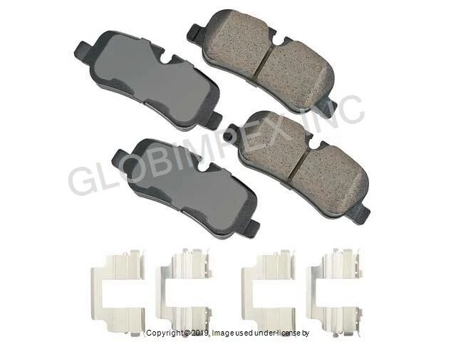LAND ROVER (2005-2016) Juego Pastillas Freno TRASERAS AKEBONO EURO + 1 AÑO DE GARANTÍA Foto 1 de 1