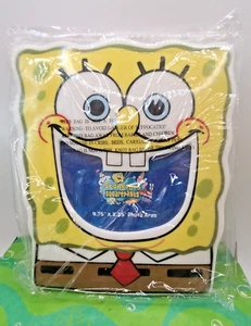 NUOVA cornice portafoto ceramica Enesco Spongebob Squarepants 4,75" x 3,25" vintage 2003 - Foto 1 di 8