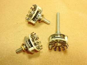 3 Pieces - Centralab PA-2001 Rotary Switch 1 POL-12 POS Non-Shorting - New - Picture 1 of 3