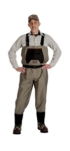 Caddis Men's Taupe Affordable Breathable Stocking Foot Wader, X-Large Short S... - Picture 1 of 3