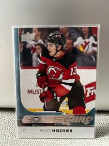 2017-18 UD Young Guns #201 Nico Hischier YG RC Rookie New Jersey Devils - Picture 1 of 2