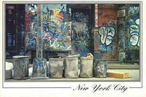 Manhattan Lower Eastside Postcard New York City - Picture 1 of 2