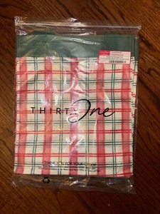 Thirty-One Thirtyone 31 Gifts Essential Storage Tote - BRAND NEW Ribbon Plaid - Picture 1 of 1