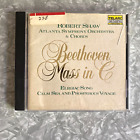 SIGNED Beethoven Mass In C Major Robert Shaw Atlanta 1990 Telarc Excellent Disc!