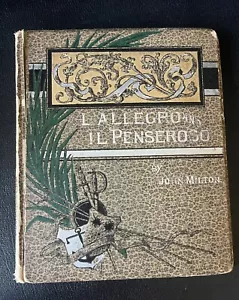 RARE L Allegro and Il Penseroso the Hymn of Christ Nativity by John Milton 1885 - Picture 1 of 18