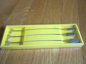Bee Stirrers Metal Stir Stick Honey Bees Jack Daniels TN Cocktail Tea - Picture 1 of 15