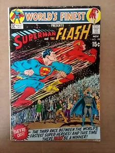 World's Finest Superman and the Flash 198 & 199 1970 both comics 6F - Picture 1 of 21