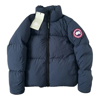 Abrigo Canada Goose Lawrence Puffer Chaqueta Atlántico Azul Marino Talla Pequeña Plumón de Pato Foto 1 de 4