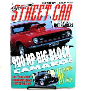 Performance Street Car Magazine Feb/March 1991 ● Big Block Camaro ● Fast Postage - Picture 1 of 9