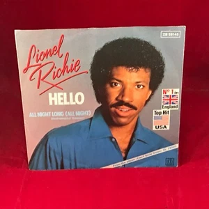 LLIONEL RICHIE Hello - 1983 German issue 7" vinyl Single Motown 45 record - Picture 1 of 4
