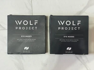 2x Wolf Project (2x Pack Of 5) Hydrating Eye Mask Anti Dark Circles De-Puffing - Picture 1 of 9