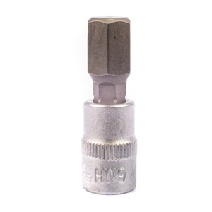 ASTA 9 mm Sechskant-Steckschlüssel-Bit 1/4" Antrieb metrisch Inbus S2 Stahl Chrom Vanadium (Cr-V) - Bild 1 von 5