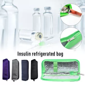 Portable Diabetic Insulin Cooling Bag Pill Protector Organizer without Gel - Bild 1 von 21