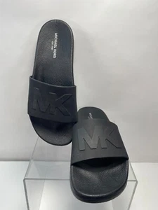 Michael Kors Logo-Embossed flip flops Slides Women Size 10 - Picture 1 of 8