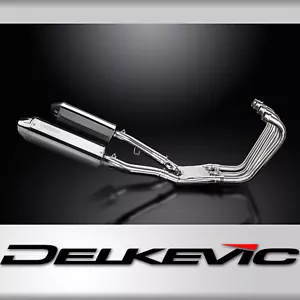 Yamaha FJ1200 3XW 1991-1996 Complete Exhaust 4-2 13" Tri-Oval Stainless Mufflers - Bild 1 von 5