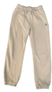 Jordan Pants Boys Size L Beige Fleece Sweatpants. 14-16 - Picture 1 of 3